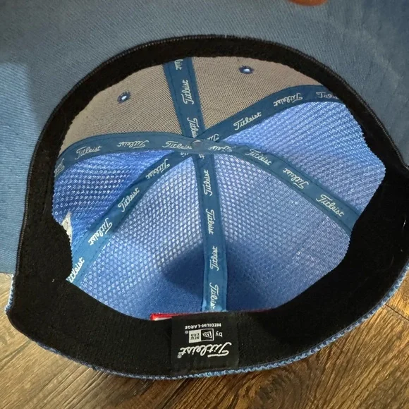 Mens Titleist Blue Mesh Baseball Cap Size M-L - Picture 12 of 14
